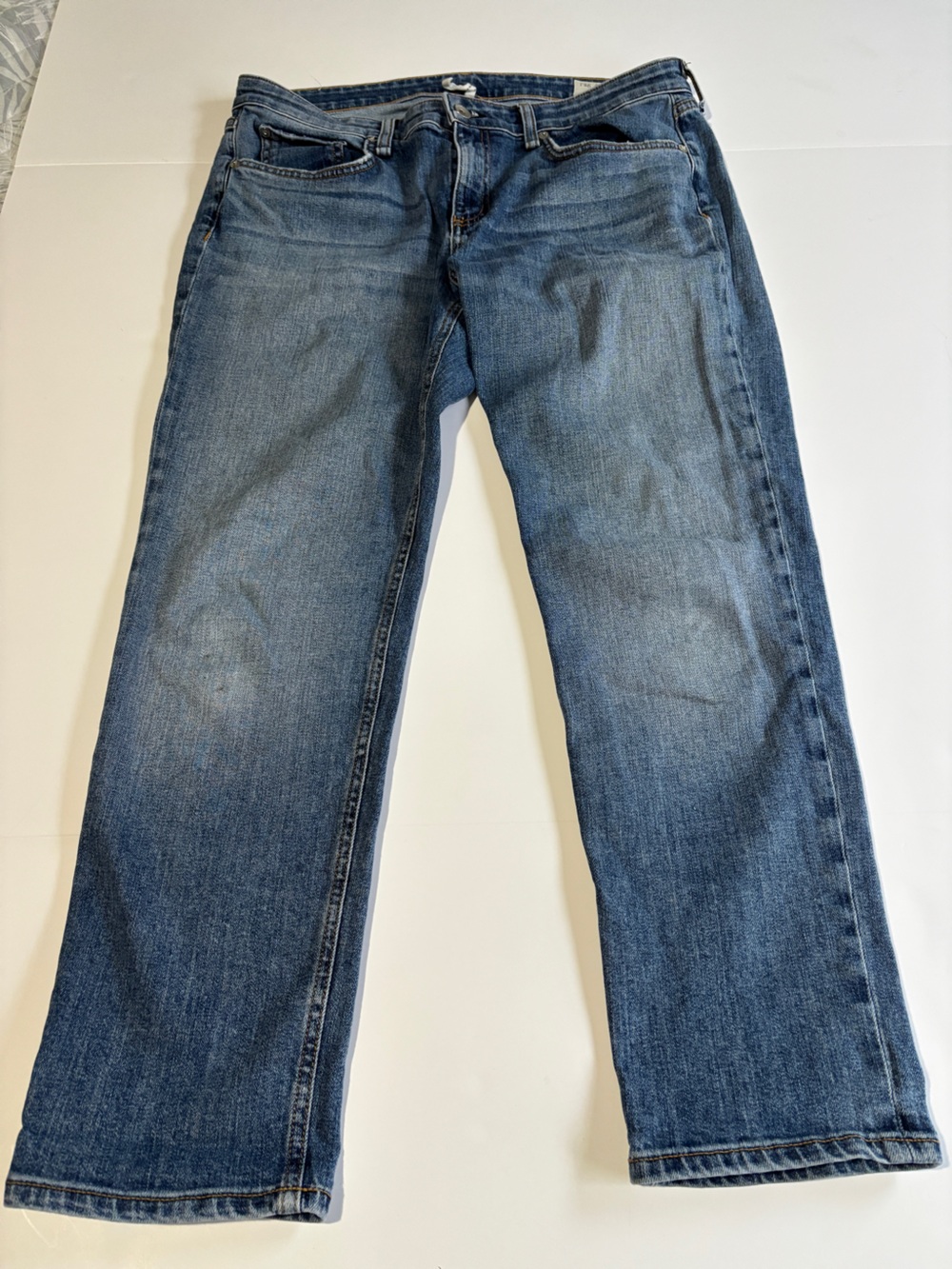 rag & bone Dre Low-Rise Ankle Slim Boyfriend Jeans Medium Wash - Size 29
